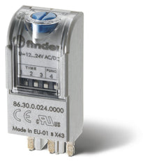 Finder 86.30 Multi-Function Timer Module 12-24V AC/DC - 86.30.0.024.0000