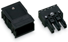 Wago 770-103 3-Pole Female Connector With Strain Relief - 770-103 [2 Pieces]