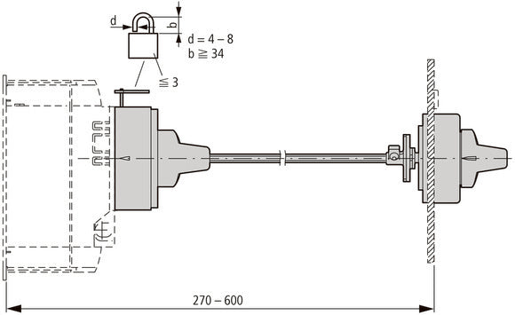 Main Switch Assembly Kit NZM3 With Extra Rotary Handle - 119000