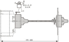 Main Switch Assembly Kit NZM3 With Extra Rotary Handle - 119000