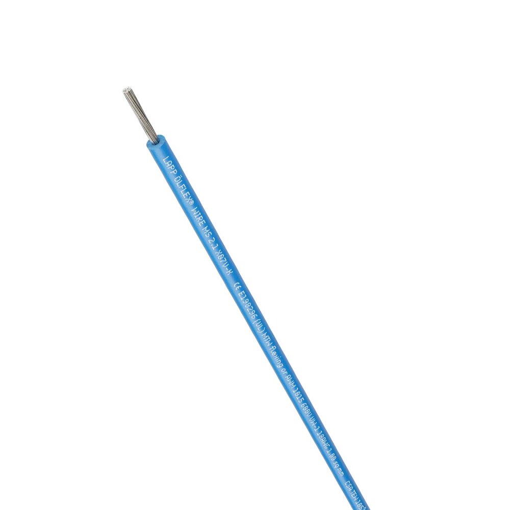 Multi Standard Single Core PVC Wire 1mm² Blue 100M - 4160302 [100 Meters]