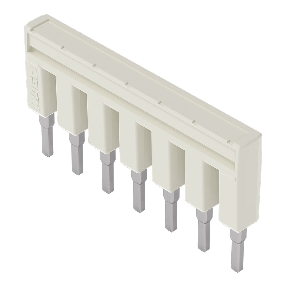 Wago 7-Way Insulated Bridge Connector Light Gray - 2002-407 [5 Pieces]