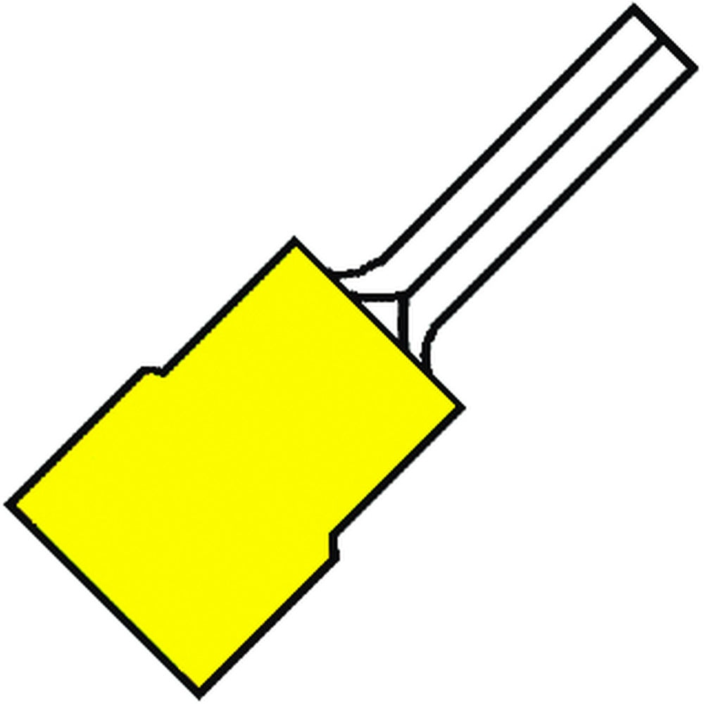 Insulated Pin Terminal Connector 4.0-6.0mm² P13.5 - 153400 [100 Pieces]