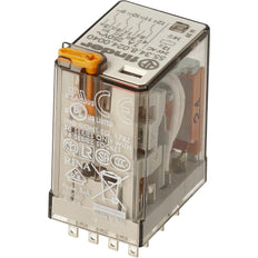 Finder 55.34 Industrial Relay 4CO 7A 24VAC With Test Button - 55.34.8.024.0040