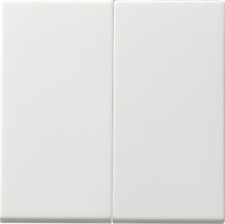 Gira System 55 Dual Rocker Push Button Switch White - 091503