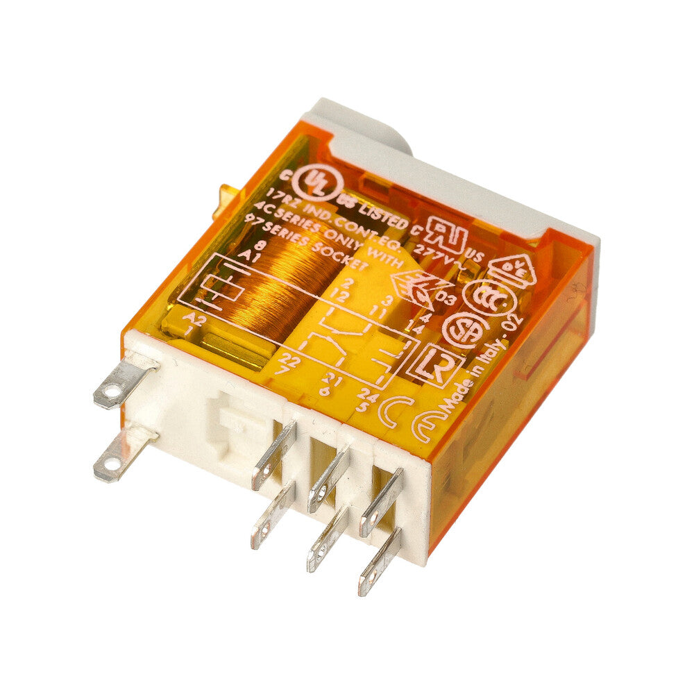 Finder 46.52 Industrial Relay 2CO 8A 24VAC With LED - 46.52.8.024.0054