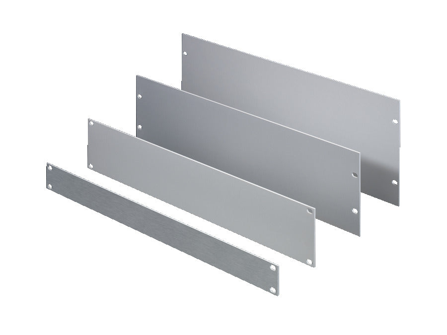 Rittal 6U Aluminum Blanking Plate - 1936200 [3 Pieces]