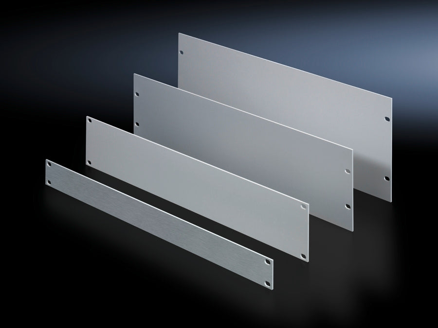 Rittal 3U Aluminum Blanking Plate - 1933200 [3 Pieces]