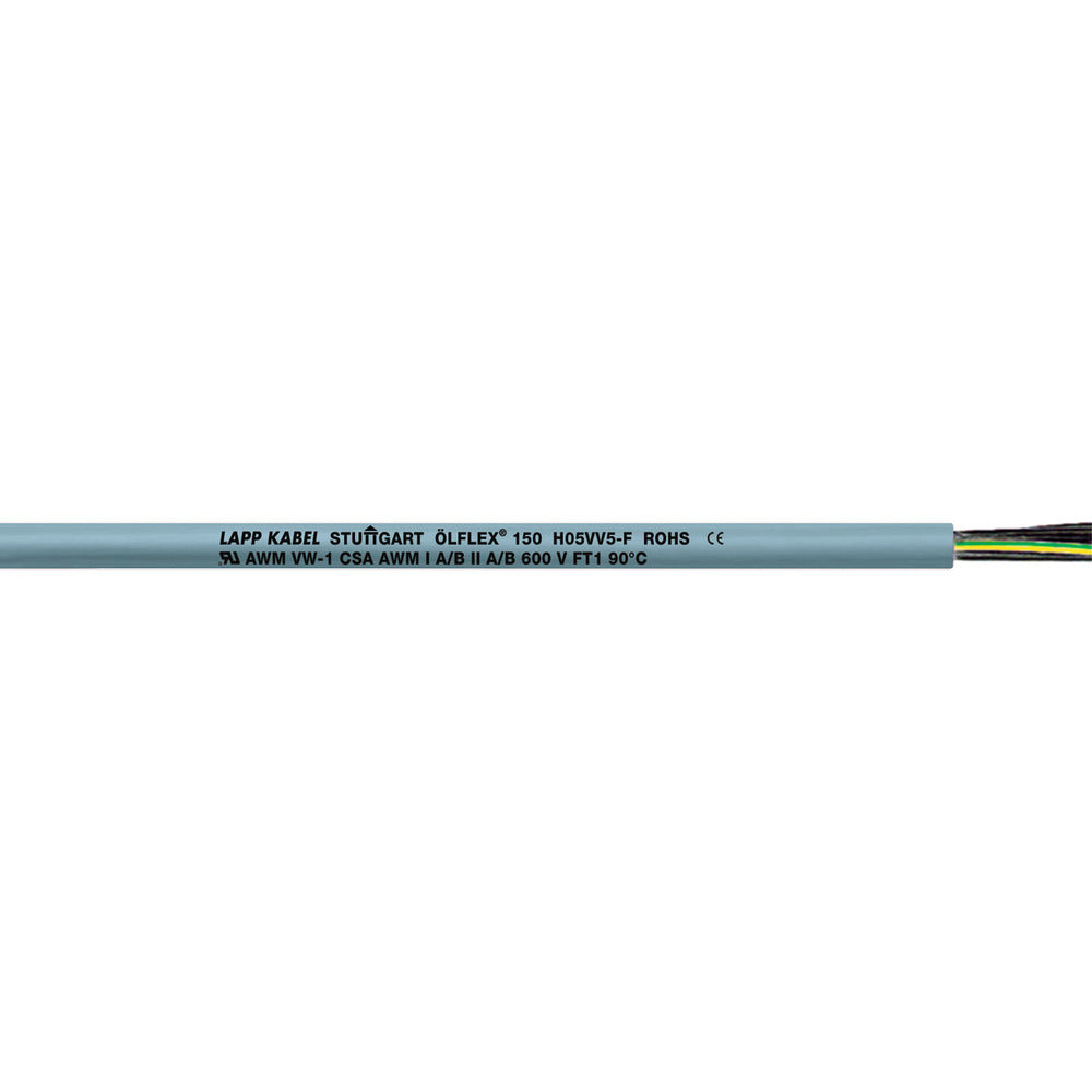 Olflex 150 Control Cable 7G0.75mm² PVC UL/CSA - 0015107 [10 Meters]