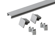 Rittal TS 400mm Top Baying Cover Gray RAL7035 - 8800845