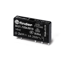 Ultra Slim PCB Relay 6A 12VDC Single CO Contact AgNi - 34.51.7.012.0010