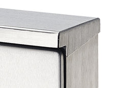 Rittal SZ Stainless Steel Wall Cabinet Canopy 760x300 - 2474000