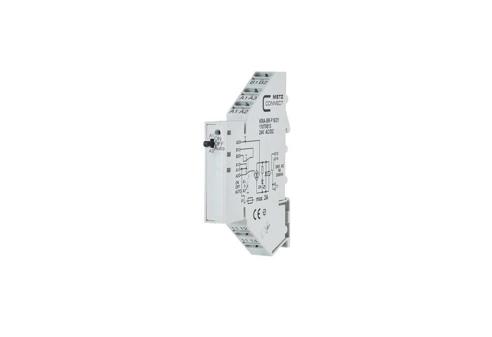 Metz Connect KRA-SR Interface Relay 24V AC/DC SPST - 11070813