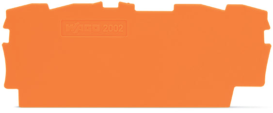 Wago TopJob S End And Intermediate Plate 0.8mm Orange - 2002-1492 [20 Pieces]