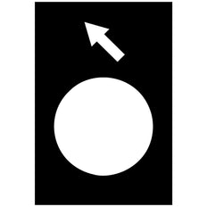 Schneider Electric Harmony XAC Black Legend Plate 30x40mm - ZB2BY2916 [5 Pieces]