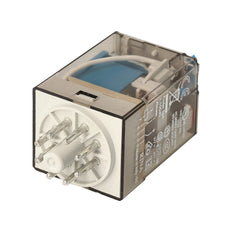 Finder Industrial Relay 24V DC 10A Dual Contact With Test - 60.12.9.024.0040