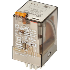 Finder 3-Pole Industrial Relay 10A 230VAC With Test Button - 60.13.8.230.0040