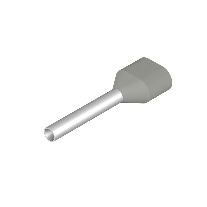 Twin Wire End Ferrule 0.75mm² Electrogalvanized Copper - 9202830000 [500 Pieces]