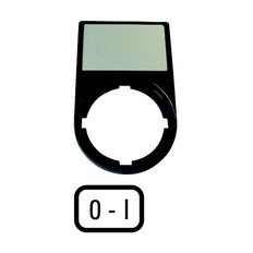 Eaton RMQ-Titan Label Holder With 0-I Symbol - 218147 [5 Pieces]