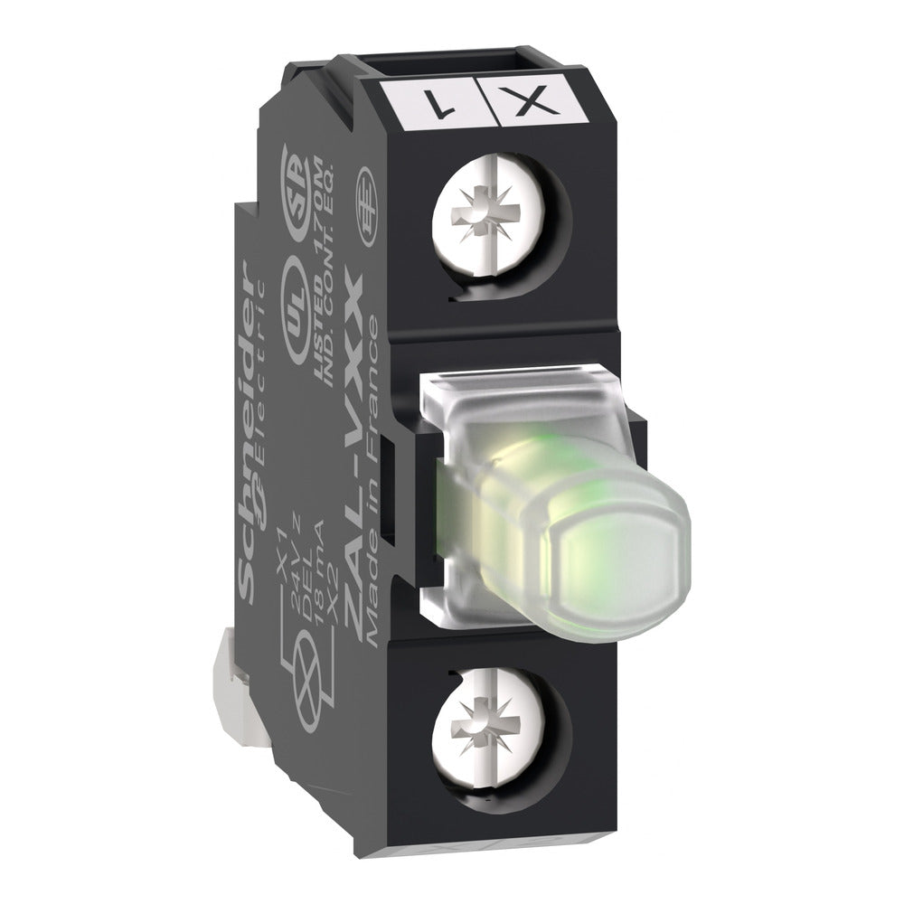 Schneider Electric ZALVB1 24V LED Signal Block White - ZALVB1