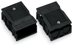 WAGO 3-Pole Strain Relief Housing For Dual Cables Black - 770-503 [2 Pieces]