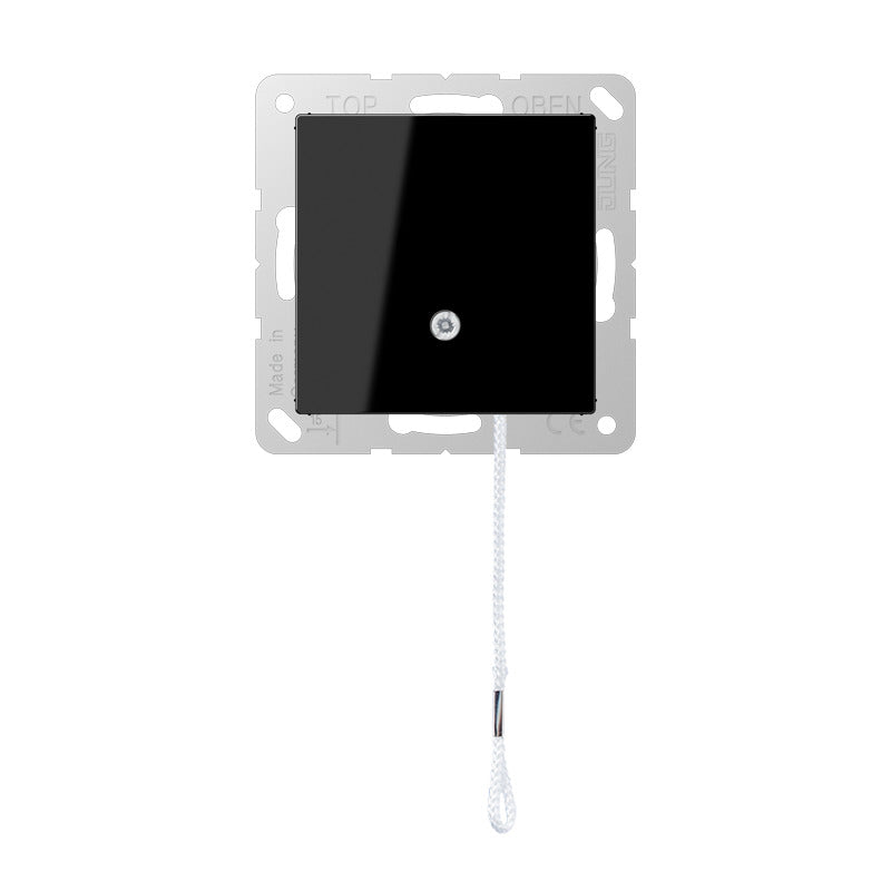 Jung A500 Pull Cord Switch 10A 250V Black - A506BFNUZSW