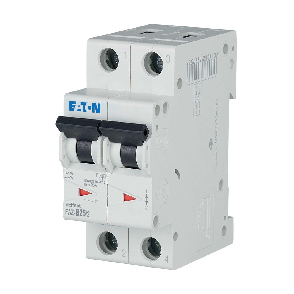 Eaton FAZ-B25/2 Industrial MCB 25A 2P B-Characteristic - 278736