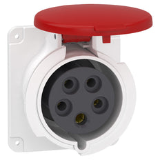 Schneider Electric Industrial Panel Socket 32A 400V IP44 - PKF32G435