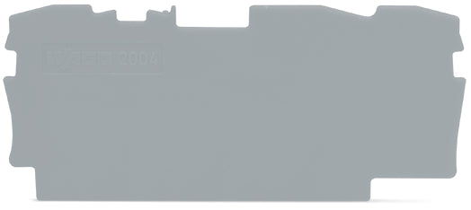 WAGO TopJob S End And Intermediate Plate 1mm Gray - 2004-1391 [20 Pieces]