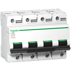 Schneider C120N 4P 100A Circuit Breaker B-Characteristic - A9N18354