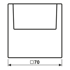 Jung LS990 Black Hotel Card Switch - LS590CARDSW