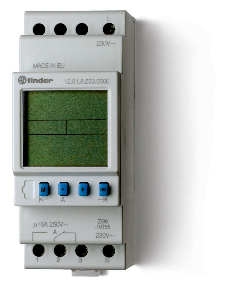 Digital Astro Time Switch 16A 230VAC Weekly Program - 12.91.8.230.0000