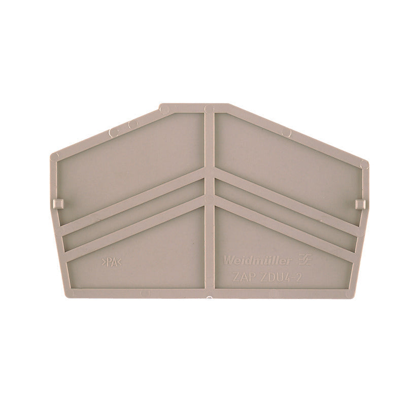 Weidmuller ZAP ZDU4-2 Terminal End Plate - 1770400000 [10 Pieces]
