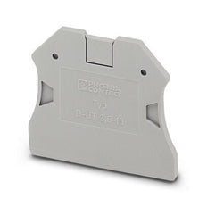 Phoenix Contact D-UT 2.5/10 Gray End Cover - 3047028 [10 Pieces]