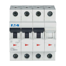 Eaton FAZ 3P+N MCB Circuit Breaker 20A B-Curve 15kA - 278950