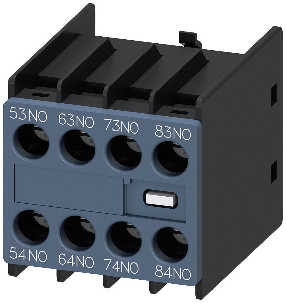 Siemens 3RH2911 4NO Auxiliary Switch Block - 3RH29111XA400MA0
