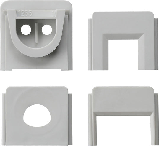 Gira Dual Cable Entry Adapter Set Waterproof Surface Mount - 000730 [2 Pieces]
