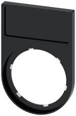 Siemens SIRIUS ACT Label Holder 12.5x27mm Black - 3SU19000AG100AA0 [5 Pieces]