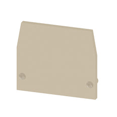 End Plate Terminal Block Protection 22.5 x 1.5 mm Beige - 0340560000 [20 Pieces]