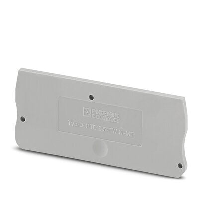 Phoenix Contact End Cover D-PTC 2.5-TWIN-MT Gray - 3270100 [50 Pieces]