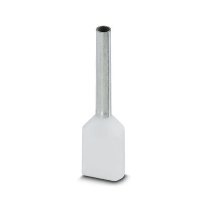 Phoenix Contact Twin Wire Ferrule 0.5mm² White 10mm - 3203309 [100 Pieces]