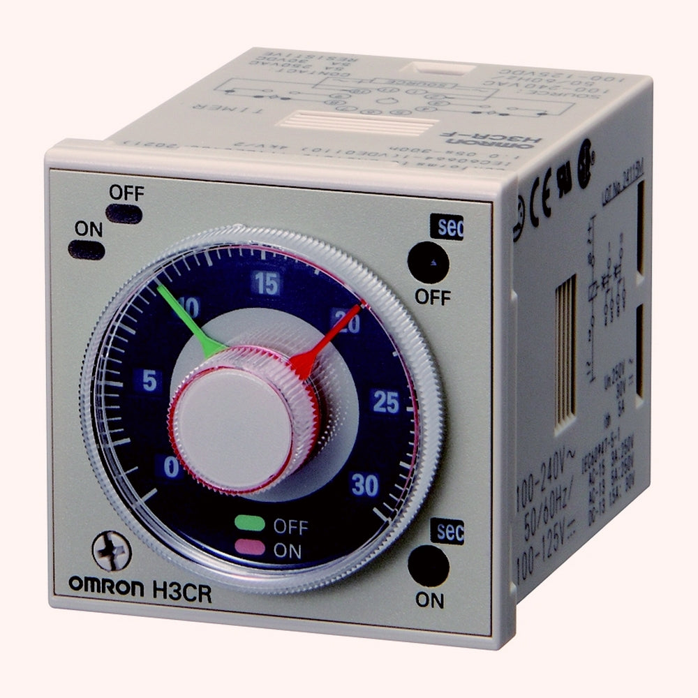 Omron H3CR-F8 Dual Mode Timer Relay 48x48mm - H3CR8004A