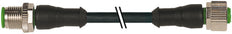 M12 Double-Ended Sensor Cable 5m PUR Black - 7000-40041-6350500