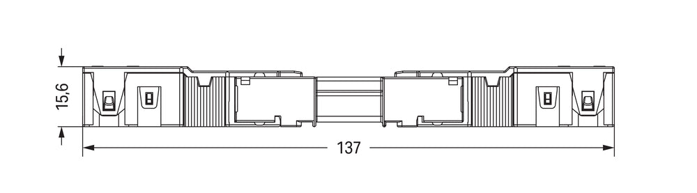 3-Pole Strain Relief Connector Plug 4mm Black - 770-213/035-000 [2 Pieces]