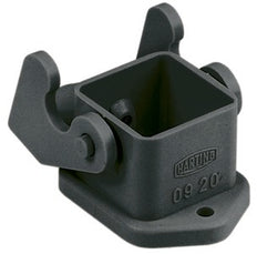 Harting Han 3A Bulkhead Mount Housing Black PC - 09200030327 [10 Pieces]