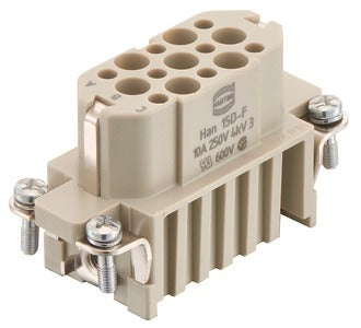 Harting Han D 15-Pin Female Crimp Connector 10A - 09210153101