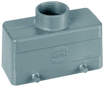 Han B Low Profile Hood 10B IP65 Aluminum Die-Cast - 09300101421
