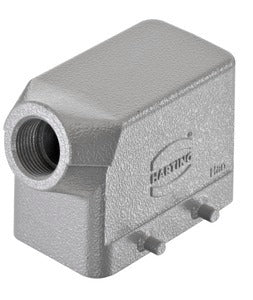 Han 10B Side Entry Hood M25 Aluminum - 19300101521