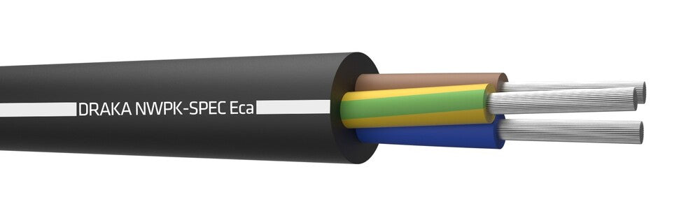 Heavy Duty Neoprene Cable 5G2.5mm² Black - 820745 [5 Meters]