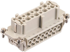16 Position Female Insert Connector With Screw Termination - 09330162701
